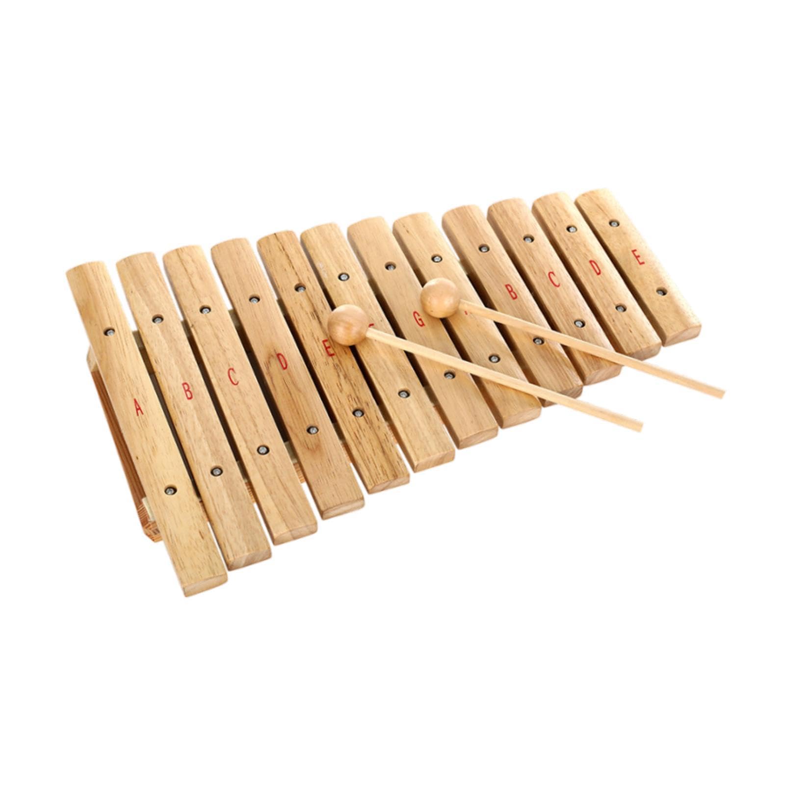 Xilófono Infantil, Juguete Educativo de Madera, Herramienta Musical para Desarrollo Motor, 12