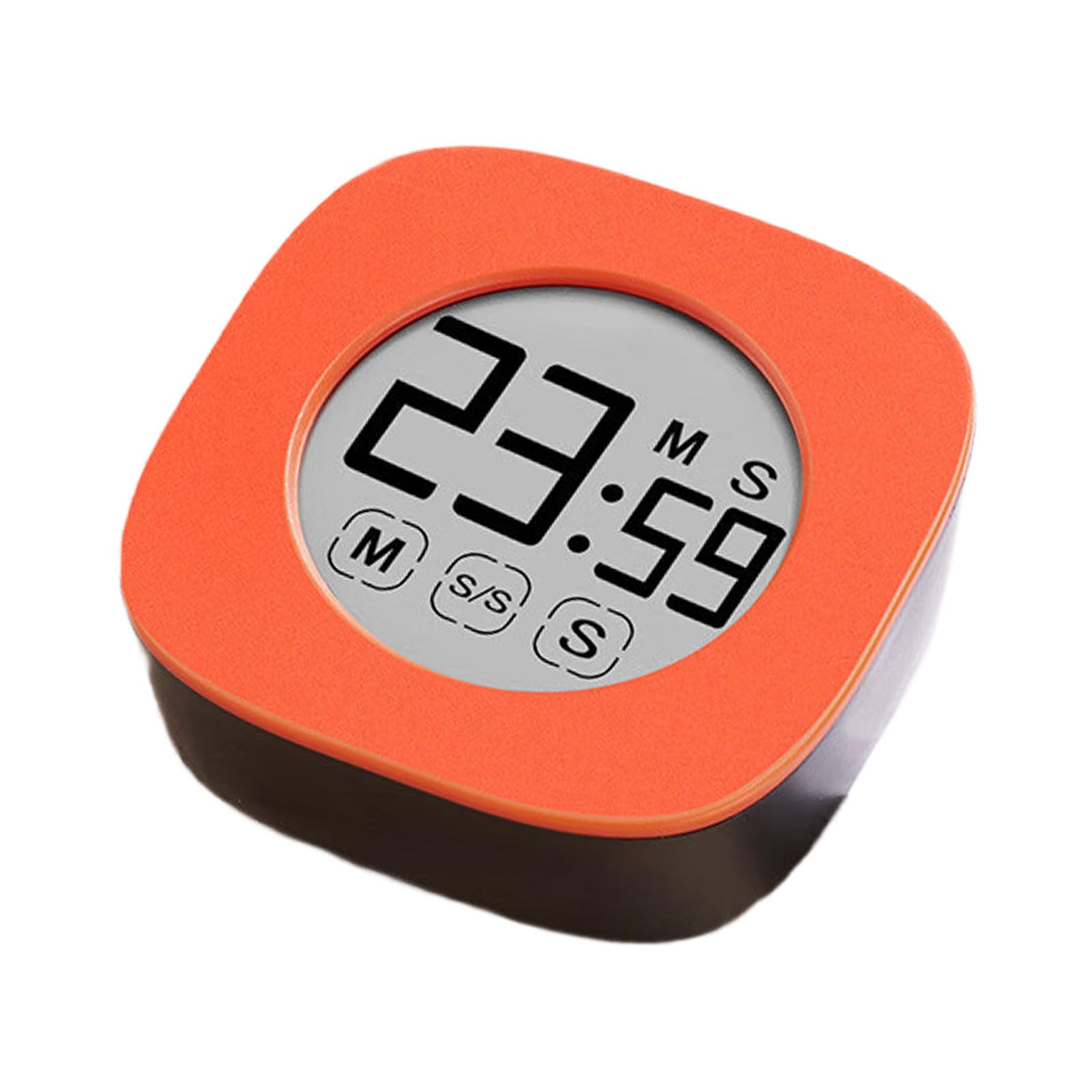 MALSSE Touch Styles Kitchen Timer Base 99 Minutes Large Display Countdown ABS Texture Present for Cooking Enthusiasts Baking Countdown Timer