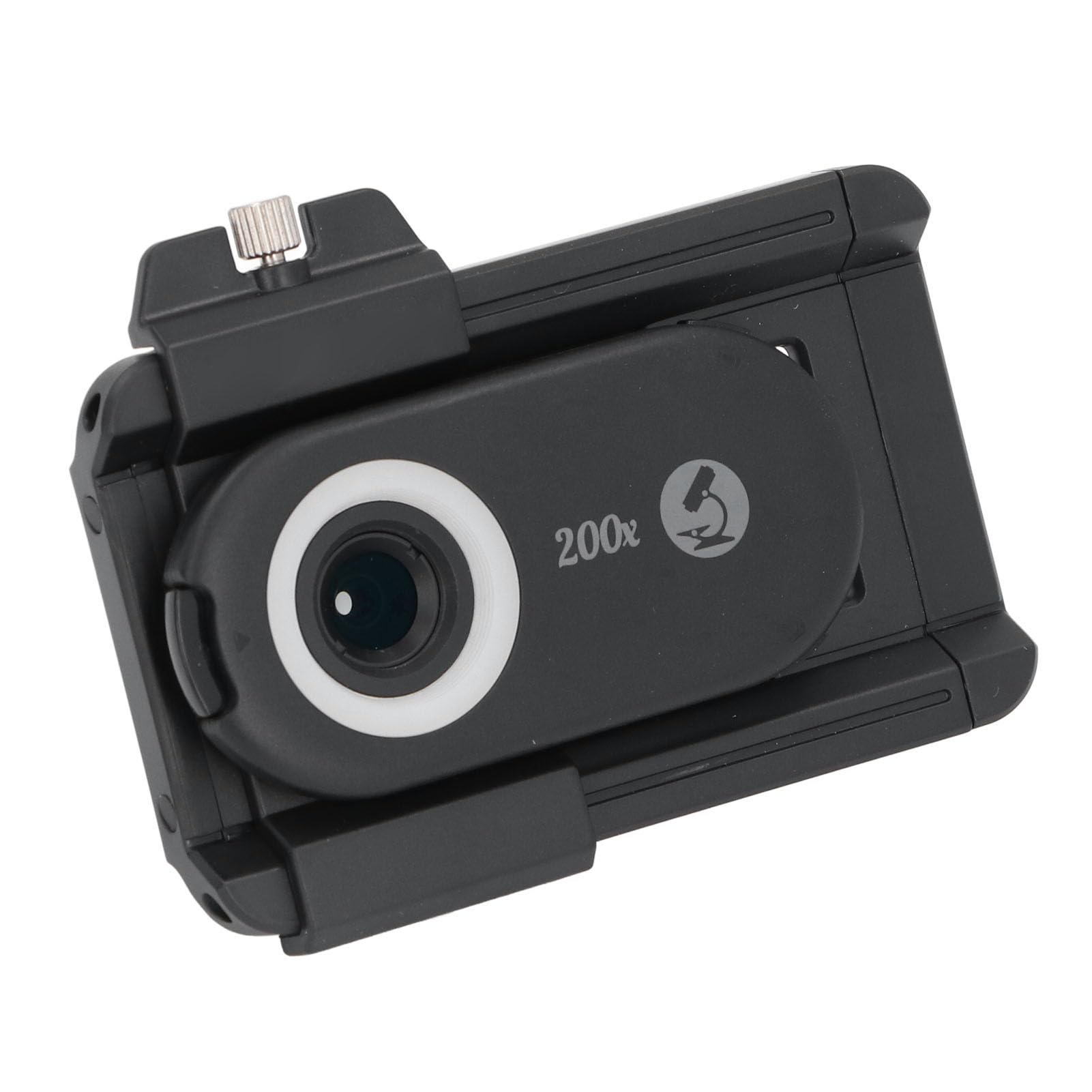 Mini Microscopio de Bolsillo para Teléfono con Iluminación LED y Clip Universal, Accesorios Portátiles para Cámara de Microscopio Digital para Teléfono Inteligente, Filtro (200X)
