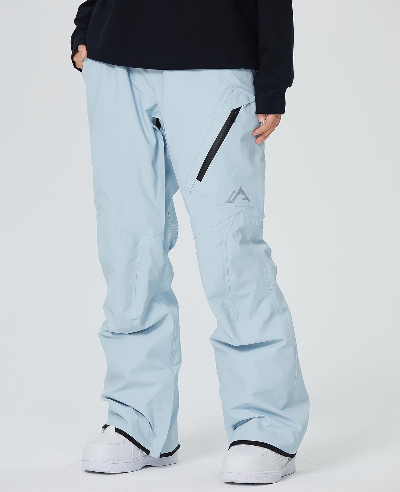 HOTIAN Herren Skihose Hosenträgerhose Outdoorhose Snowboardhose Winter Wasserdicht Warm Abnehmbare Hosenträger Skilanglaufhose Thermohose Wanderhose Ski Pant