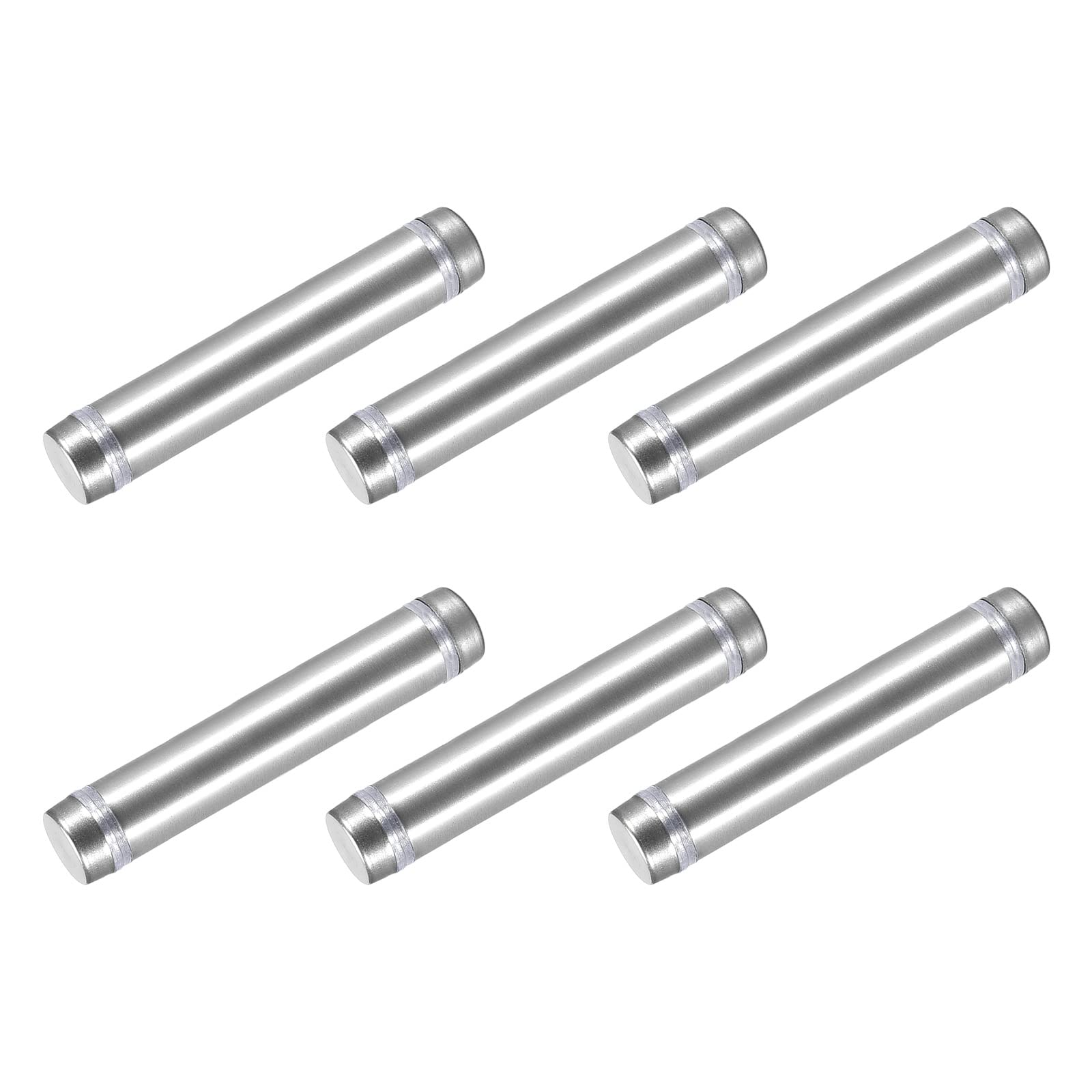 METALLIXITY Double Head Standoff Screws (12x64mm) 6pcs, Stainless Steel Advertising Screws Glass Acrylic Nail - for Glass Acrylic Display Bracket-image-49