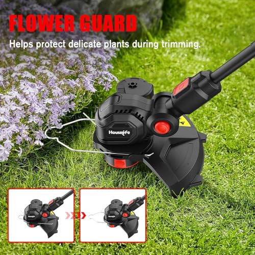 Image of 3-in-1 Cordless Weed Wacker Compatible with Milwaukee M18 18V Battery