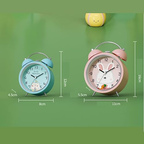 Miniatura 2 de alarm clock bedroom Analog Desktop Clock  Decorative Clock  Easy to Read Silent Sweep Mantle Clock  Quiet Tabletop Clocks for Living Room, Bedroom,