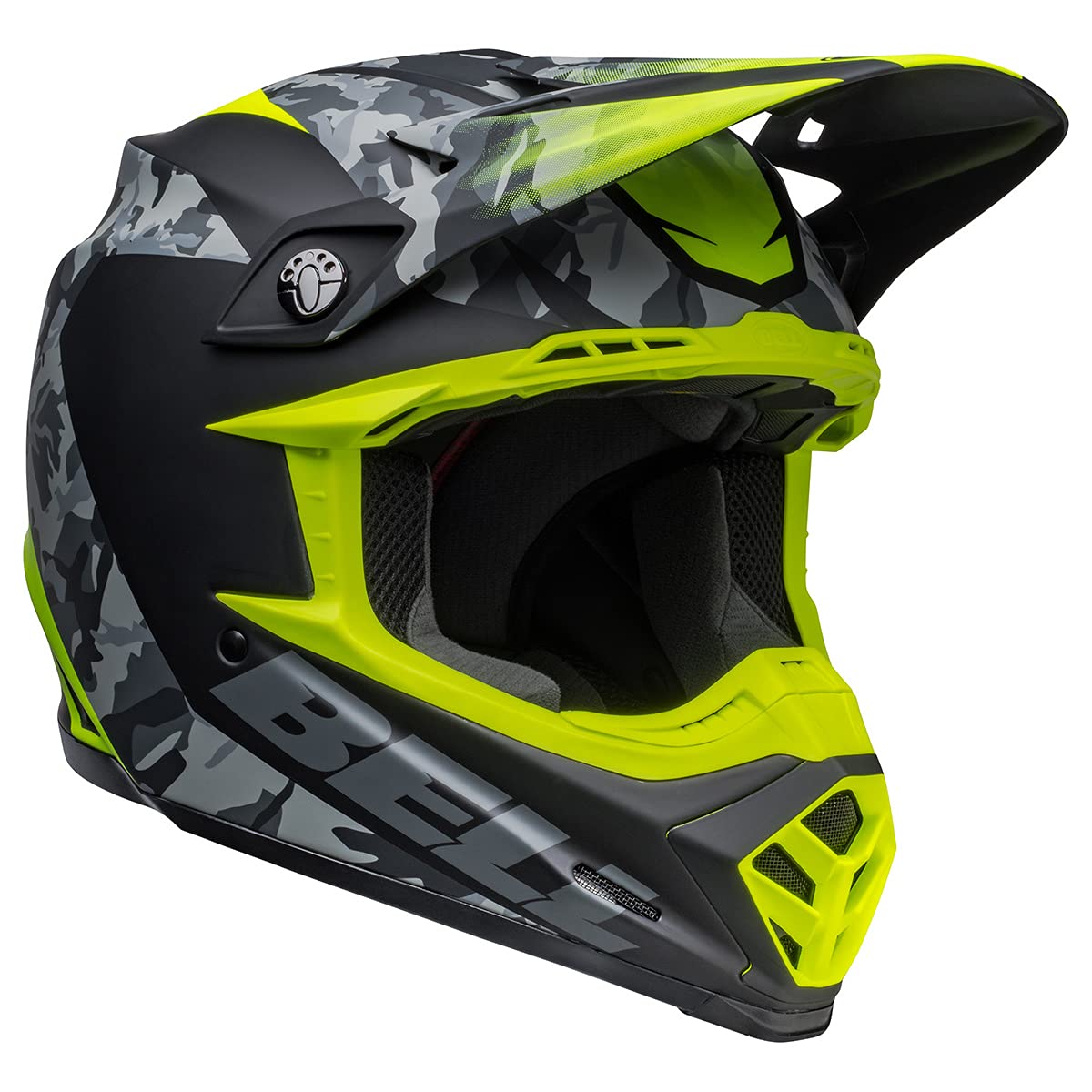 Photo 1 of Bell Moto-9 MIPS Dirt Helmets Medium Venom Matte Black Camo/Hi-viz Yellow