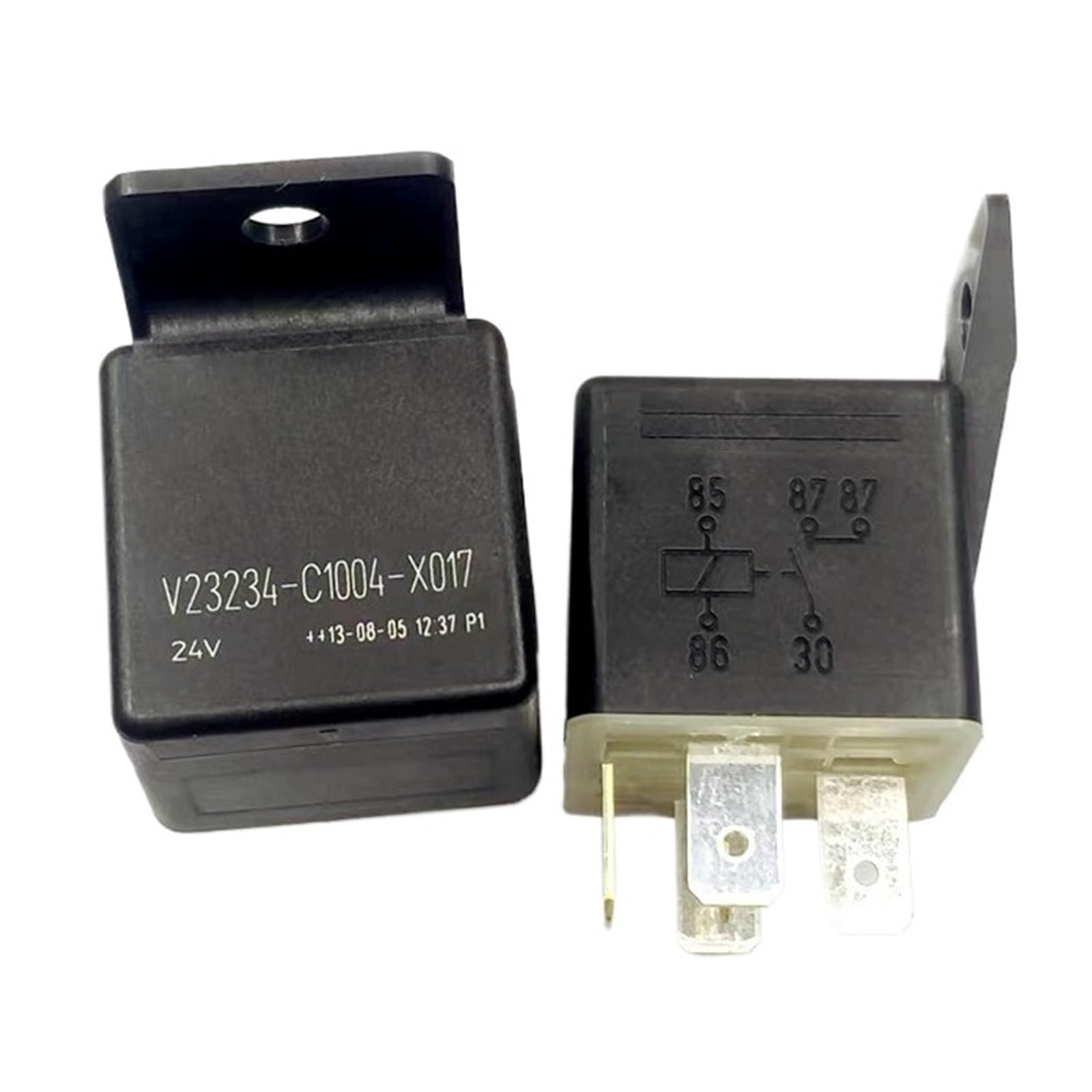 Relais 24V V23234-c1004-x017 40A 5 broches pour circuit automobile - Lot de 10