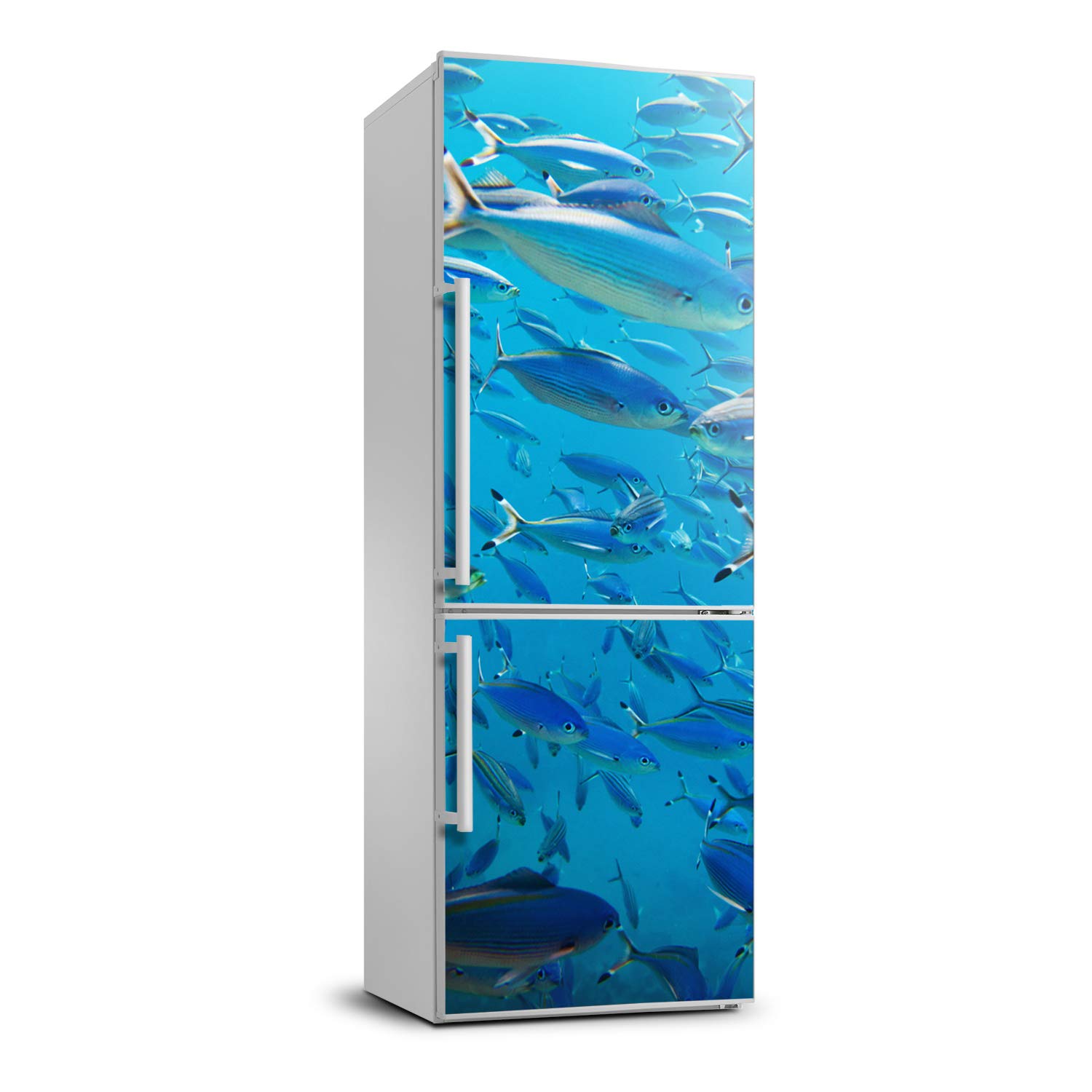 Pegatinas refrigerador Tulup para cubrir arañazos vinilo autoadhesivo 60x180 pez de arrecife