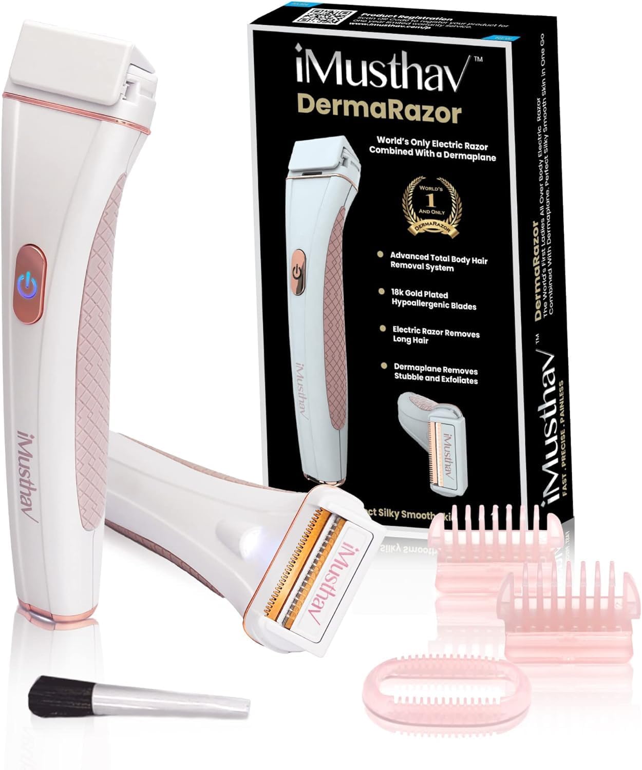 Electric Razors for Women – Painless Bikini Trimmer Women, Rechargeable Shaver,IPX5 Waterproof, Epilator Hair Removal Device for Underarm Leg Arm Body Face Pubic Hair, Pink Electric Razors for Women – Painless Bikini Trimmer Women, Rechargeable Shaver,IPX5 Waterproof, Epilator Hair Removal Device for Underarm Leg Arm Body Face Pubic Hair, Pink