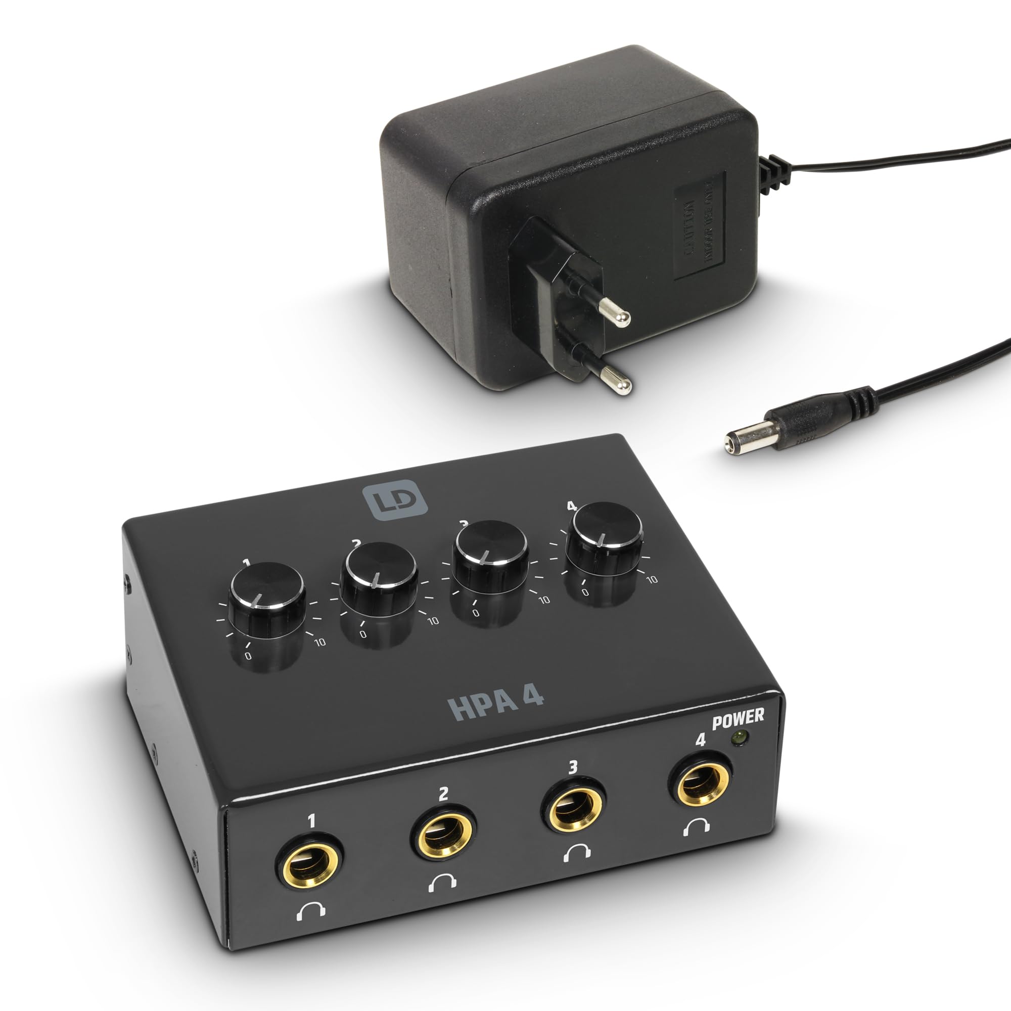 LD Systems HPA 4 - Amplificatore per Cuffie a 4 Canali