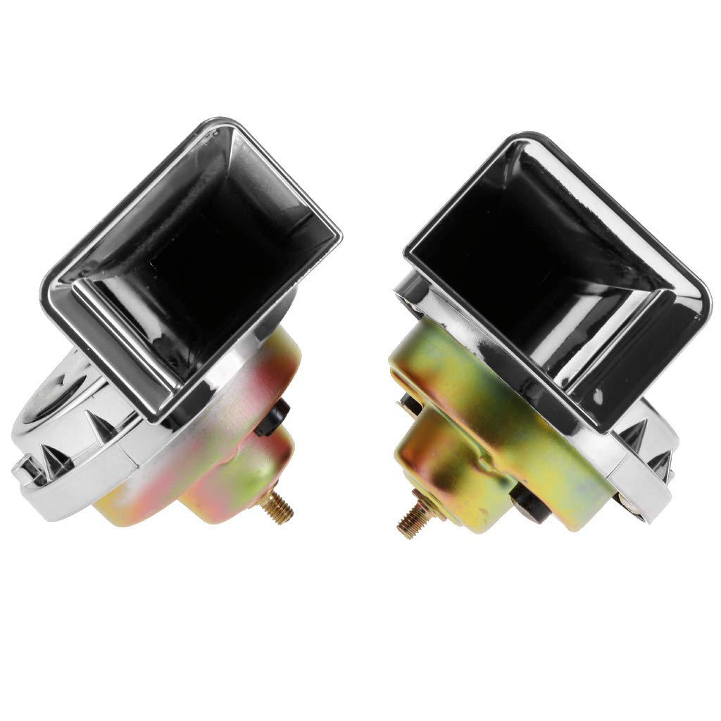 Motorrad Hupe 2pcs Air Snail Horn Set 12V 4A Dual Tone Auto Boot LKW Sirene Twin Snail Hupe