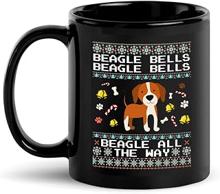 Beagle Mug, Beagle Bell, Beagle All The Way, Dog Fetch Mug, Dog Mom Dad, Paw Pet Lovers, Dog Trainer Cup, Funny Coffee Dog Mug, Mothers Day, Fathers Day, Christmas Xmas Birthday Gifts