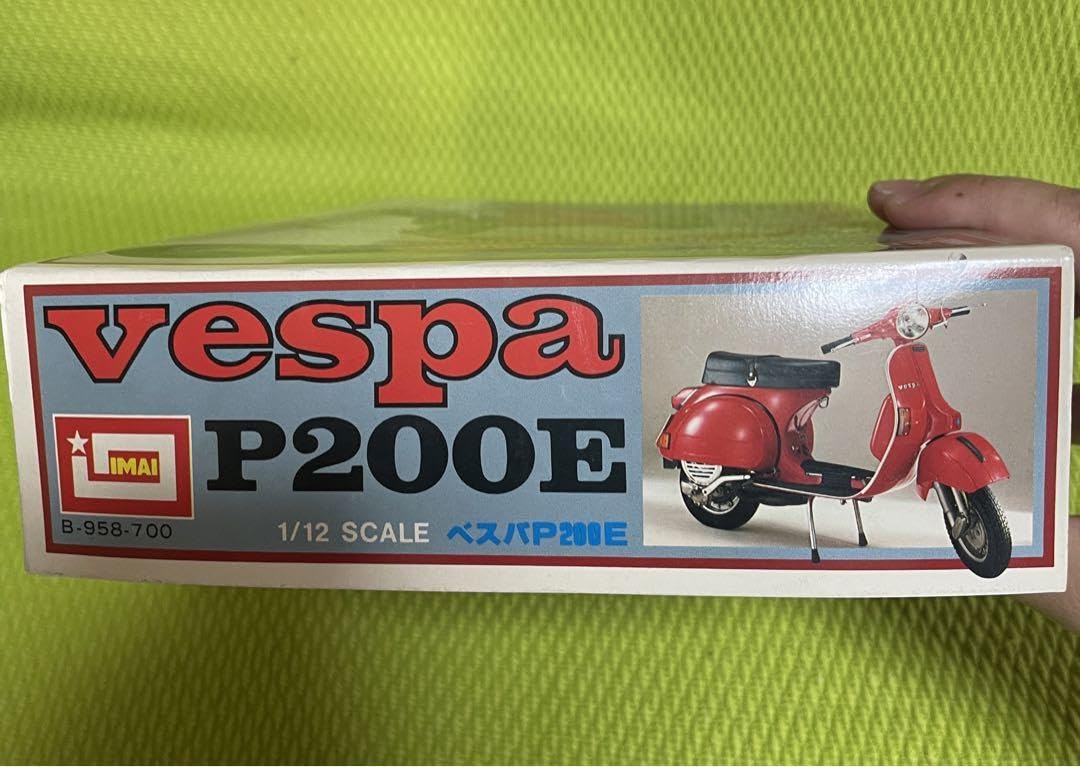 IMAI Vespa P200E 1/12 プラモデル 未組立　希少　1996年 IMAI Vespa P200E 1/12 プラモデル 未組立 希少 1996年 - メルカリ