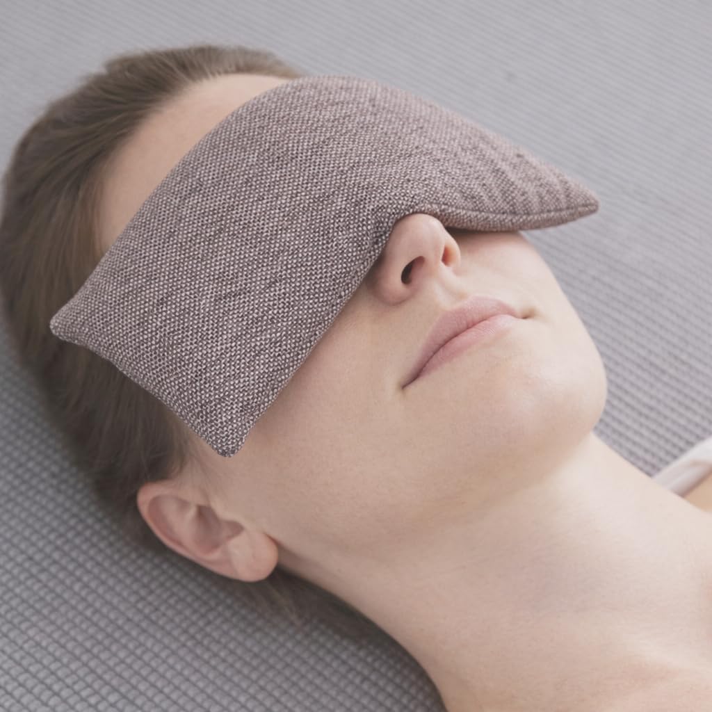 Pack 4 Almohadas para Ojos con Lavanda para Yoga – Core Set | Pack de 4 sacos de semillas para ojos en algodón, con arroz y flor de lavanda para yoga, savasana y estudios.