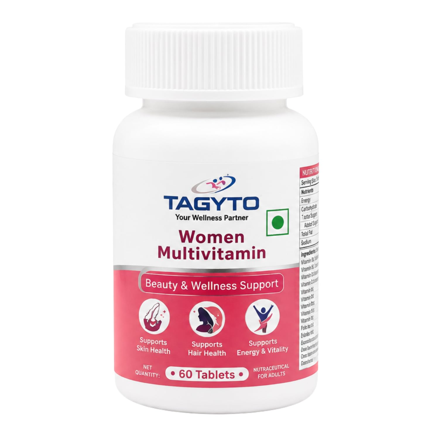 Women's Multivitamin | Daily Wellness Support for Women | Vitamins, Minerals & Antioxidants | 60 Tablets