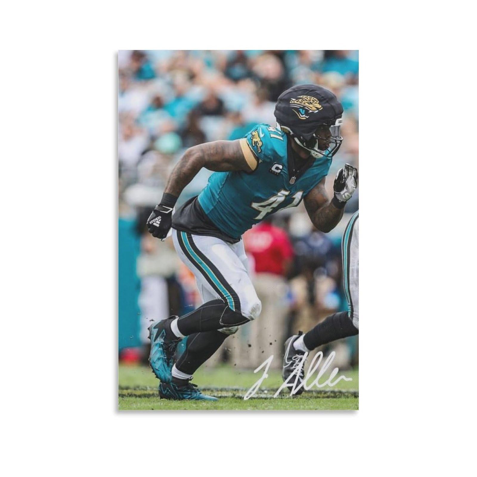 ASUIU Josh Allen Canvas Poster Poster Print Art Wall Painting Canvas Posters Modern Bedroom Decor 20x30inch(50x75cm)