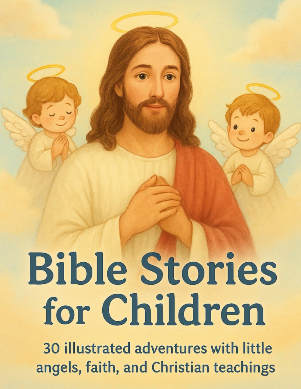 Bible Stories for Children: 30 illustrated adventures with little angels, faith, and Christian teachings