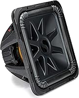Vista 2 de KICKER L7S15 Audio para coche Solobaric 15" Subwoofer cuadrado L7 Dual 4 Ohm Sub 44L7S154 (renovado)
