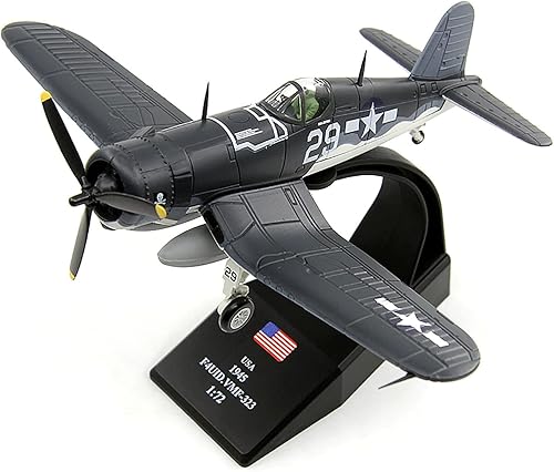 Modelo a escala 1/72 Avión WW2 US F4U-1 F4U Avión de combate Metal Plane Modelo fundido a troquel para colección o regalo