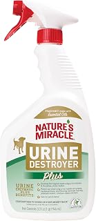 Nature's Miracle Urine Destroyer Plus for Dogs - 32 oz Enzymatic Urine Stain & Odor Remover, Ready-to-Use