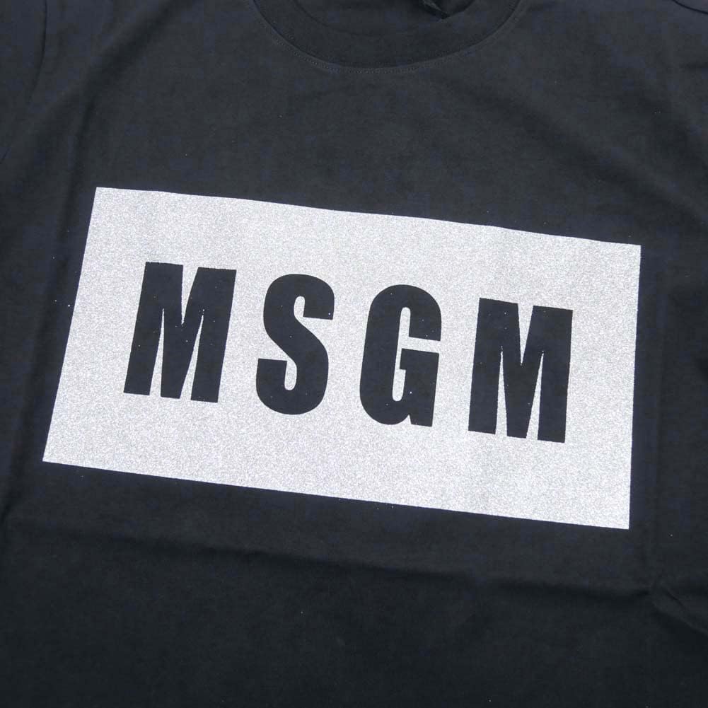 [エムエスジーエム] レディース クルーネック Tシャツ 3441MDM520G 237002 ブラック S [並行輸入品]