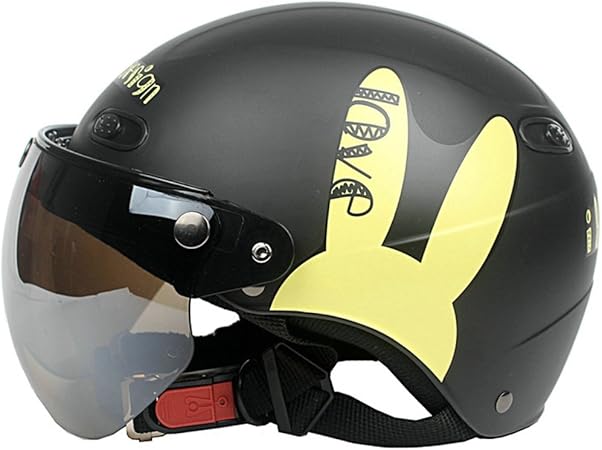 Amazon Helmet ヘルメット フルフェイス バイク用 半帽 ジェット バッテリカー レディース メンズ 可愛い M L 原付 通風穴 Uv 紫外線カット ４色 春夏秋冬 超軽量 日焼け止め Abs素材 アウトドア スポーツ 車 バイク 車 バイク