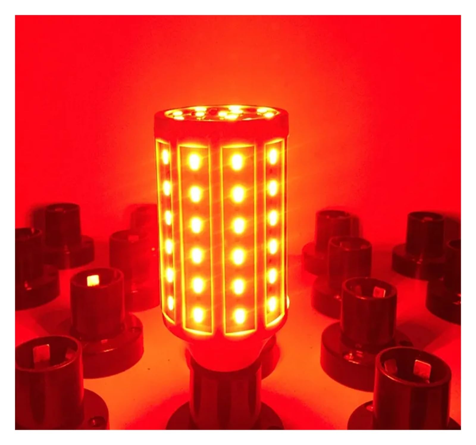 Lampada da coltivazione a LED rossa blu verde mais blub E27 E26 E14 B22 lampada da coltivazione for serra per interni ed esterni(170 LEDS,Green)