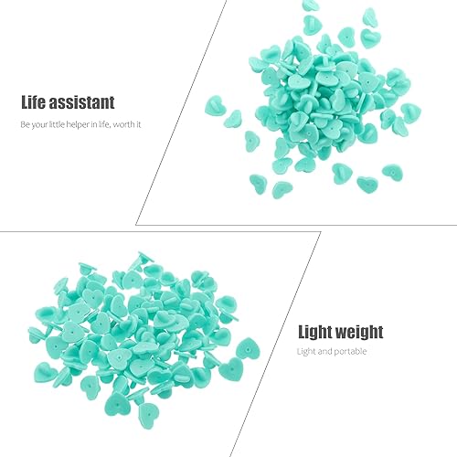 Vista 2 de Healifty Broche de hebilla de mariposa, 100 piezas, pin trasero, pin de respaldo surtido, respaldos de pasador de bloqueo, pin decorativo, pasador