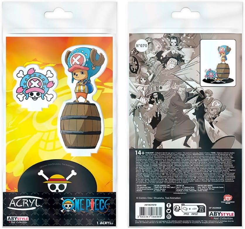 ABYSTYLE One Piece Anime Chopper 4" Acryl® Acrylic Stand Model Figure Anime Manga Desktop Accessories Merch Gift