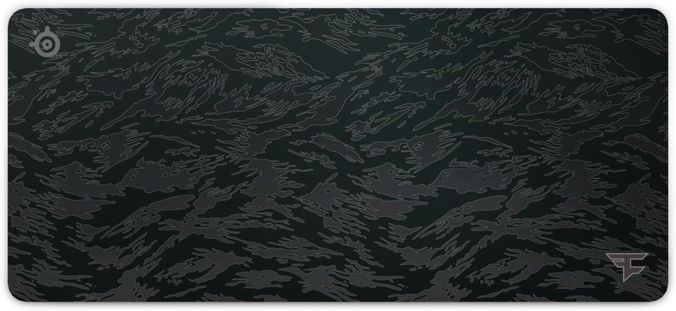 Steel Series QcK XXL Gaming Surface - FaZe Clan Edition – XXL Thick Cloth – Sized to Cover Desks – Optimized For Gaming Sensors