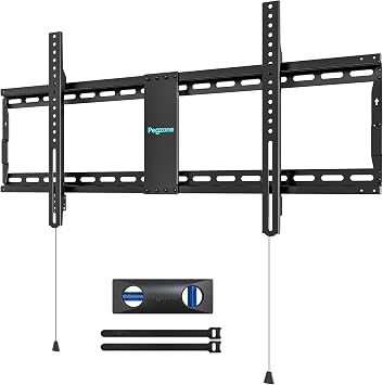 PEGZONE Low Profile TV Wall Mount for 43-95 Inch TVs, 1.1 Inch Ultra Slim