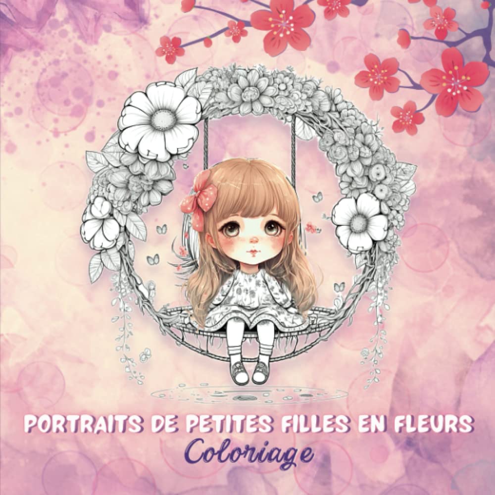 Livre de coloriage pour ados et adultes idée cadeau avec 50 magnifiques portraits
