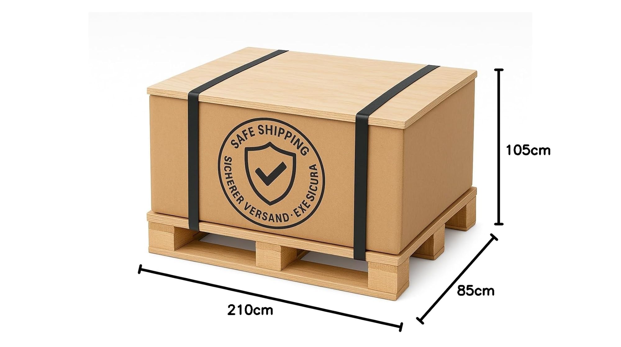 Generico Lit escamotable Magic blanc en ciment, gain de place, refermable, matelas inclus - 100% fabriqué en Italie