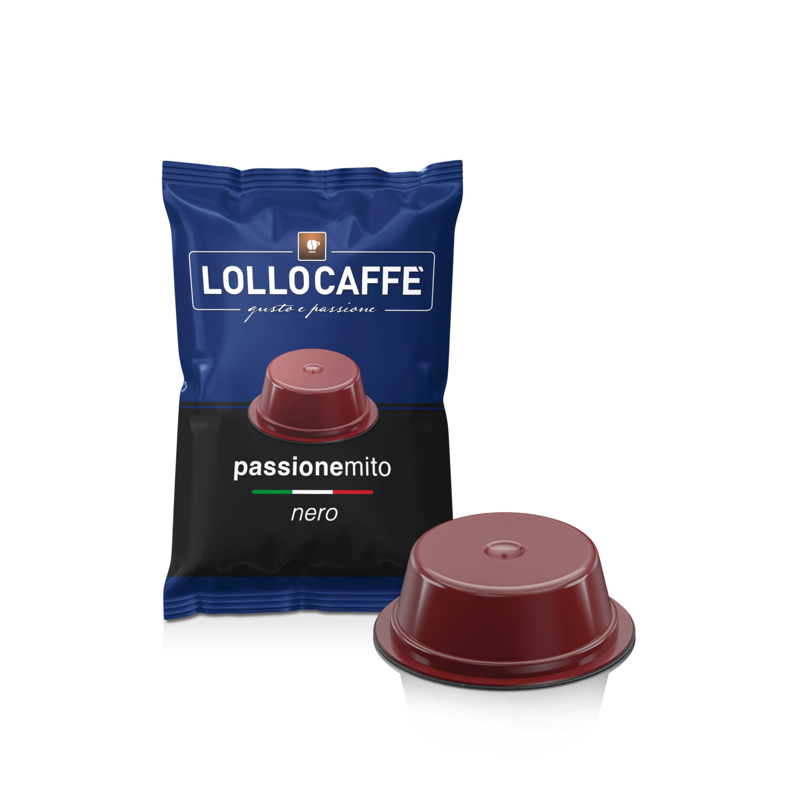 Lollo Caffè PassioneMio* Caja de cápsulas 400 negro mezcla