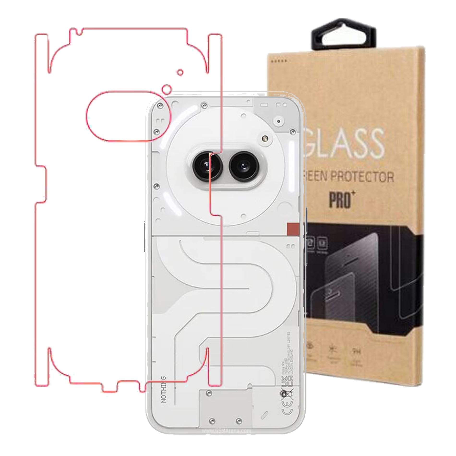 AARERED Compatible For Nothing Phone (2a) 5G - Unbreakable 4 layer Transparent Hydrogel Membrane (NOT GLASS) Back Screen Guard Protector. (B0DBDQKZVT) Amazon Price History, Amazon Price Tracker