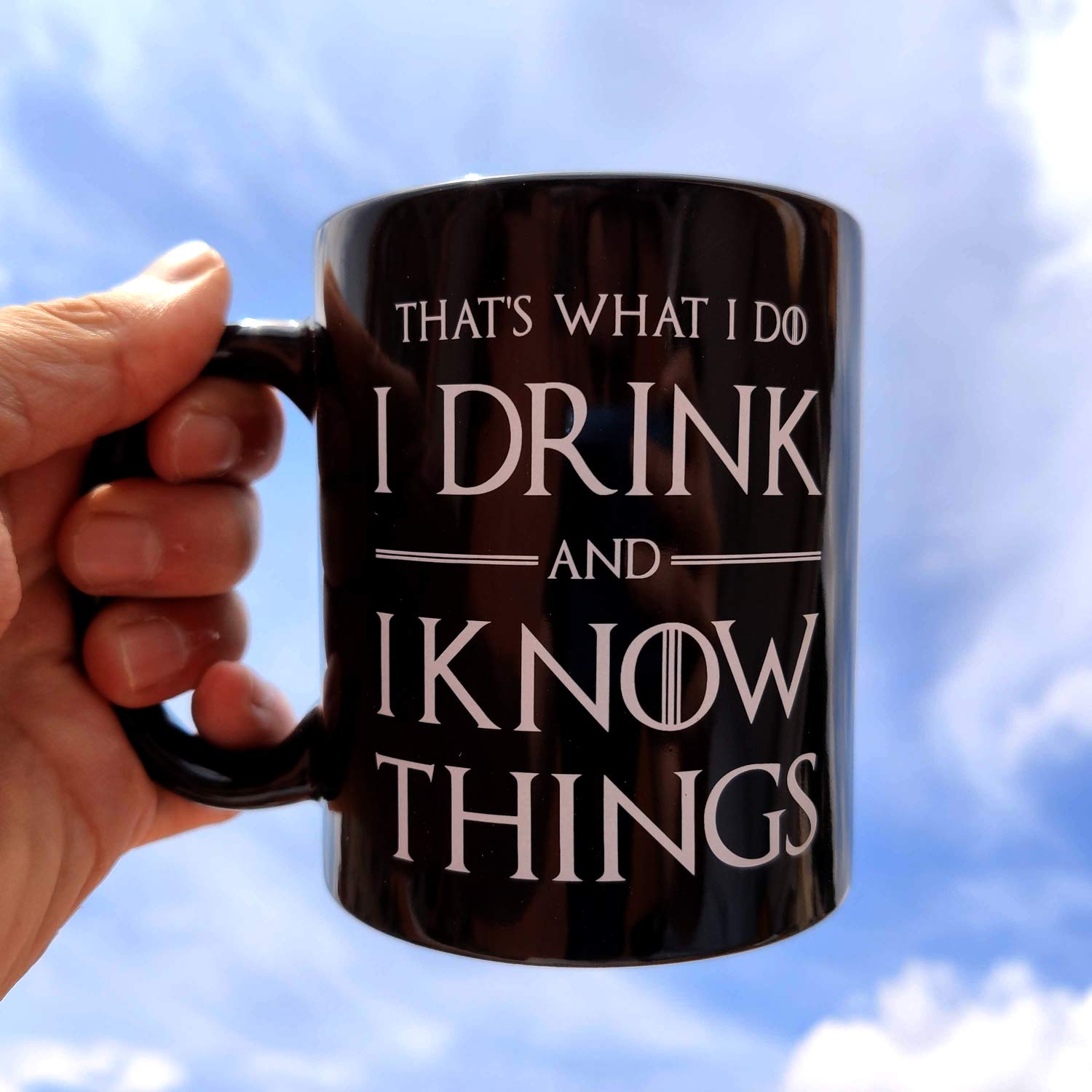 That's What i Do Bevanda Caffè E Know Things Smalto Tazza