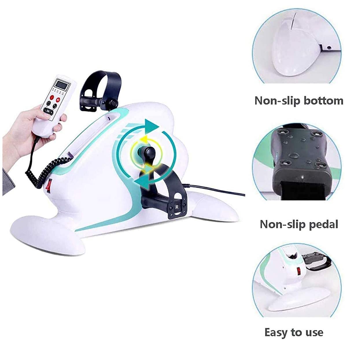 Cushion Pedale per Bici da Riabilitazione Elettrica per Bicicletta Assistita con Equipaggiamento Protettivo Bicicletta da Allenamento per Il Ginocchio della Gamba del Braccio della Mano