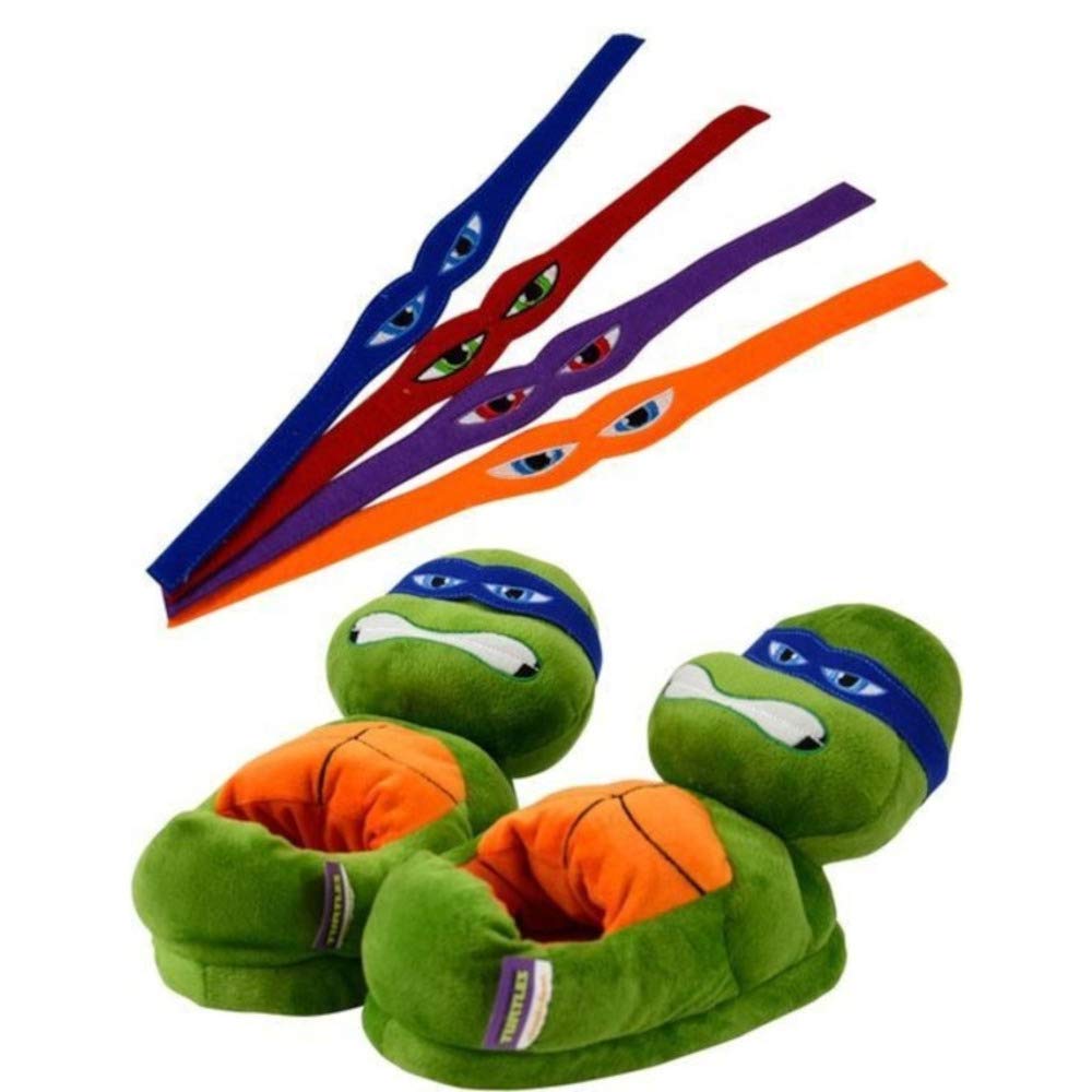 Sams suola antiscivolo Pantofole peluche bambini Hero Turtles 4 colori INFRADITO pantofole Slipper 3d, TH/t3dg