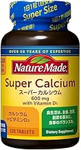 Otsuka Pharmaceutical Nature Made Super Calcium, 120 Tablets, 120 Day Supply