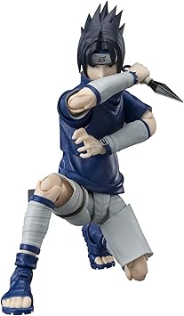 Tamashi Nations S.H. Figuarts Naruto BAS64937 The Genius Ninja with Uchiha Blood, Approx. 5.3 inches 135 mm, ABS & PVC Pre-Painted Action Figure