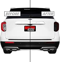 Vista 6 de SlickMod Tinte de humo de vinilo precortado para luz trasera Ford Explorer 2020-2023 (2. recorte de luz trasera, 20% humo oscuro)