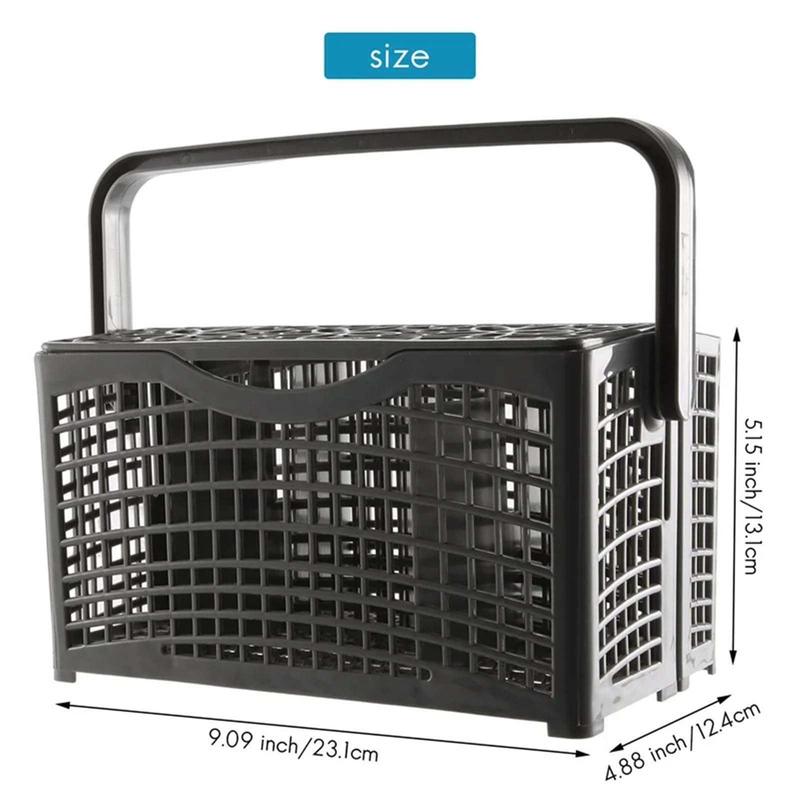 Compatible con cesta de almacenamiento de cubiertos Whirlpool.