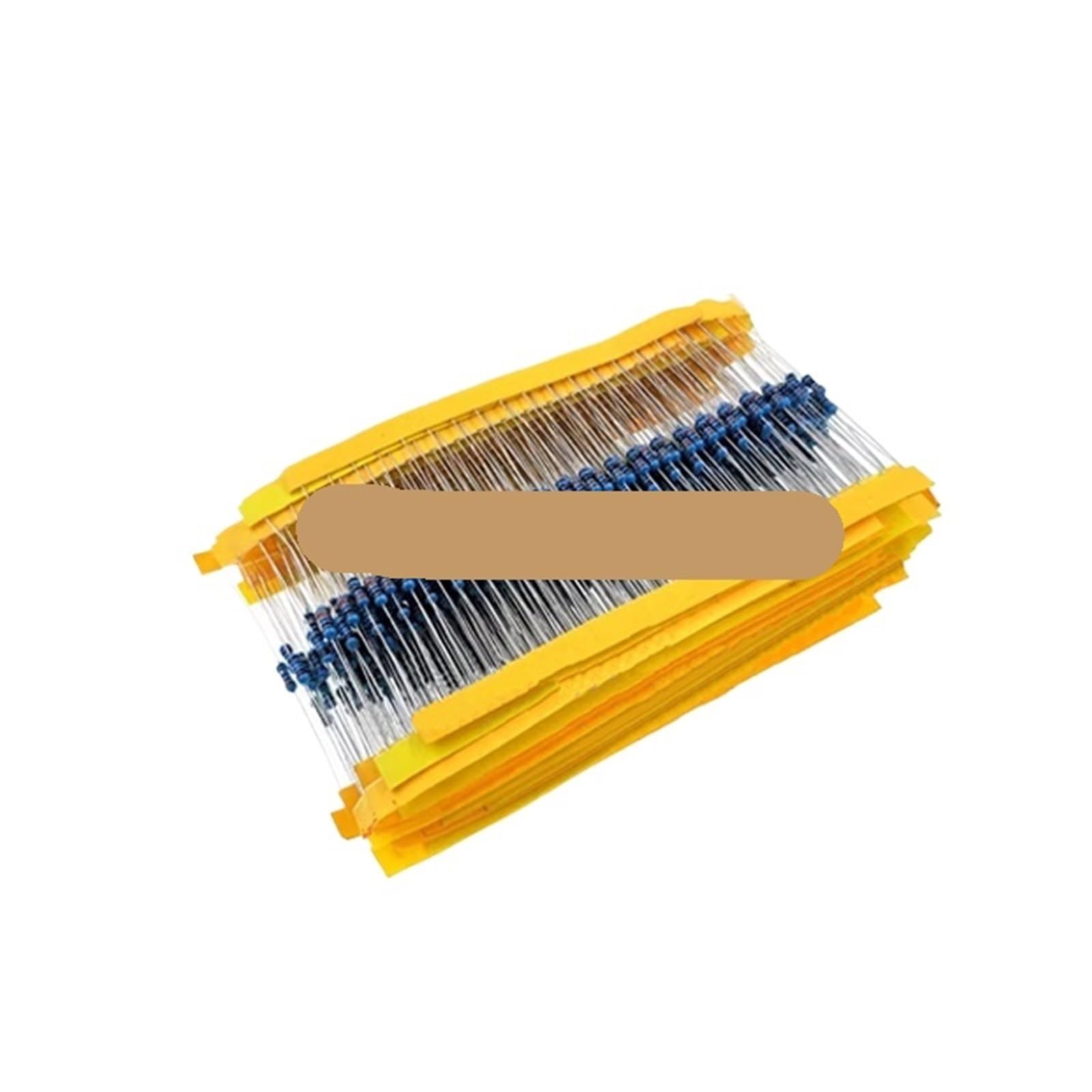 300 PZ 600 PZ 1/4 W Kit resistore a film metallico Kit assortito resistore 1% Set 10 ohm-1M ohm Confezione di resistenze 30 valori ciascuno 10 20 PZ(2600PCS With box)
