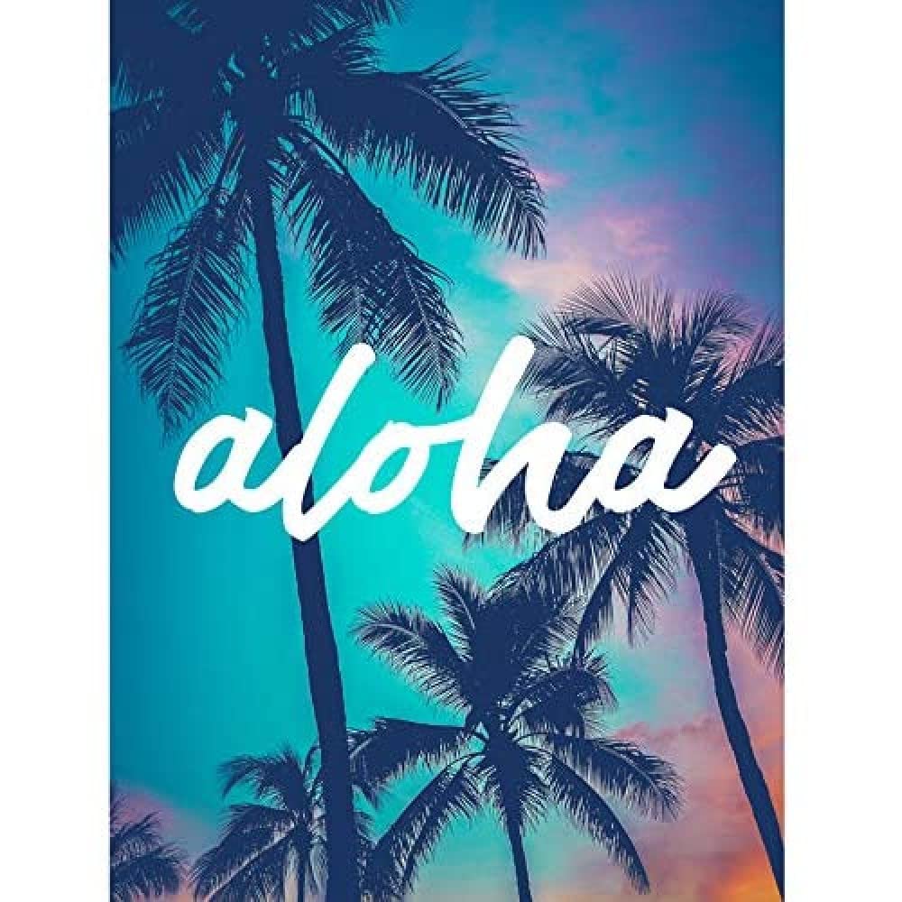 Wee Blue Coo Aloha Hawaiian Sunset Unframed Wall Art Print Poster Home Decor Premium