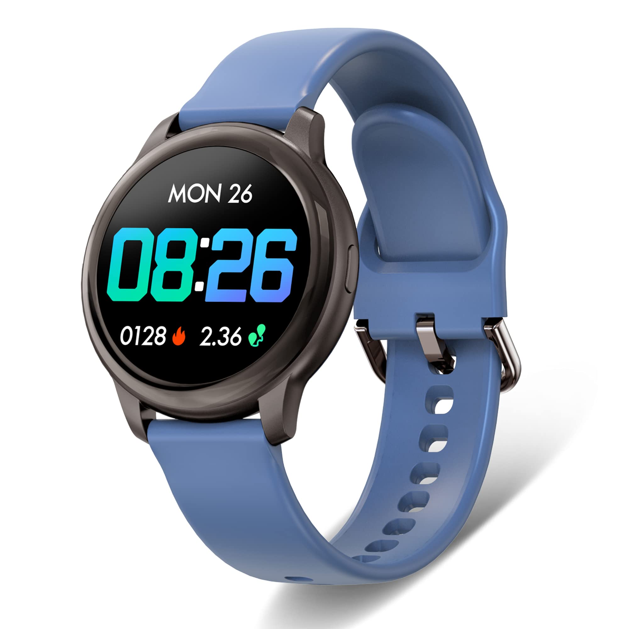 TIMEXFit 3.0, Bluetooth Calling, 1.78" AMOLED, Metal Body Case, 24/7 Heart Rate Monitoring, SpO2, Step Count, Phone Finder, Camera & Music Control, 7 Day Battery