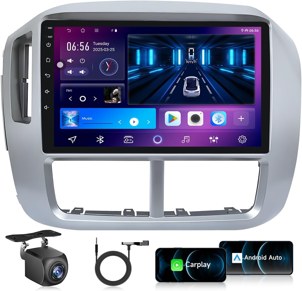 Upgrade Android 13 Car Radio Stereo Replacement Accessories for Honda Pilot 2006 2007 2008