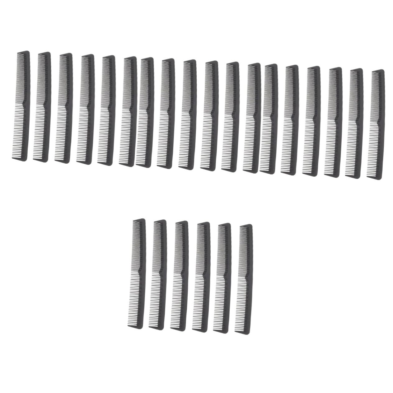 Baluue 24stücke Teiliges Feinen Und Zahnkämmen Kunststoff Für Und Antistatisch Für Haarschnitt Und Styling Geeignet Für Dünnes Und Dickes Haar Und Trocken
