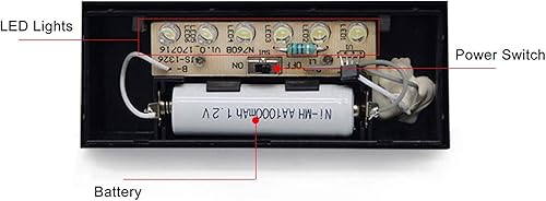 Miniatura 3 de Luz solar LED de número de casa, números de jardín, letrero de dirección alimentado por energía solar, placas LED iluminadas al aire libre y arte de