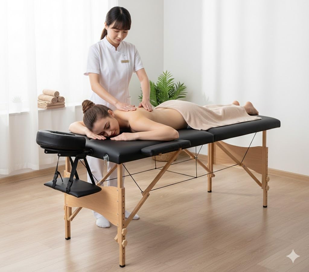 Stanz (TM) Super Stable Portable 2 Fold Massage Reiki Facial