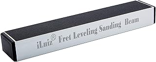 iLuiz Guitar Fret Leveling Sanding Beam Bass Guitar Leveler Leveling File Tool Luthier Tool With 220 320 500 Grit