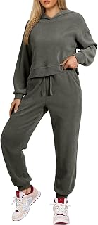 Herseas Fall Outfits for Women 2025 Matching Sets two piece Sweatsuits Hoodies Lounge Sweat Sets Fall Fashion Clothing