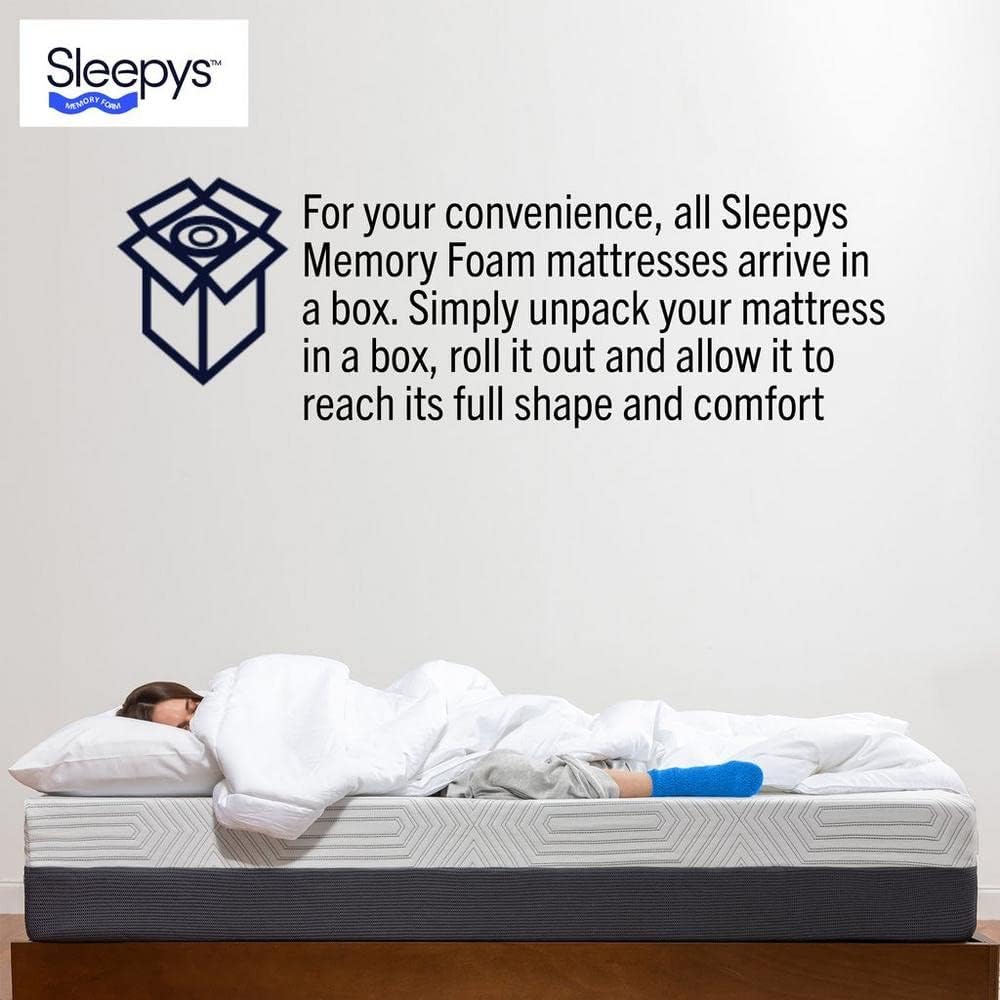 Sleepy's by Mattress Firm | Memory Foam Snug RV Mattress | RV King Size | 8" Medium Comfort | Pressure Relief | Eco Friendly